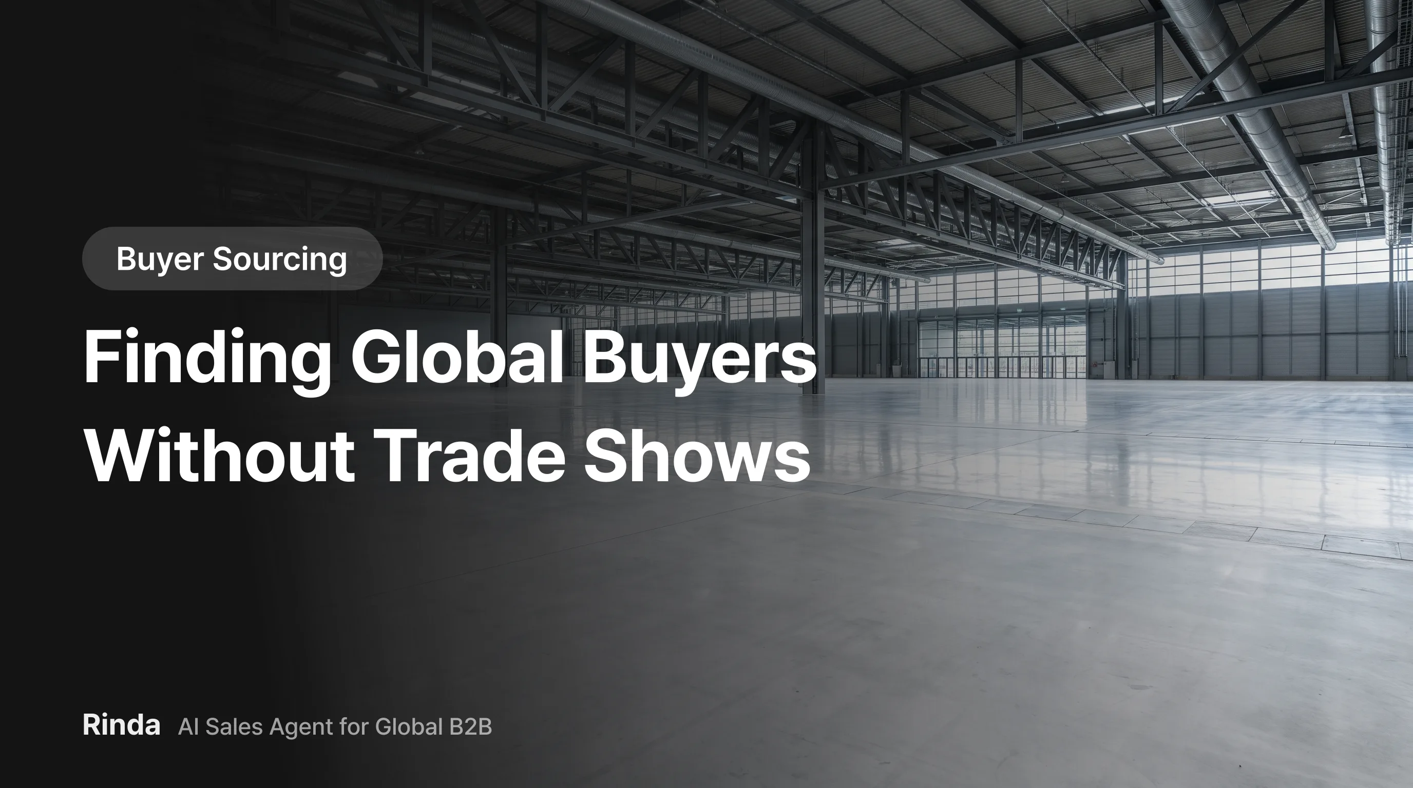 Finding Global Buyers Without Trade Shows