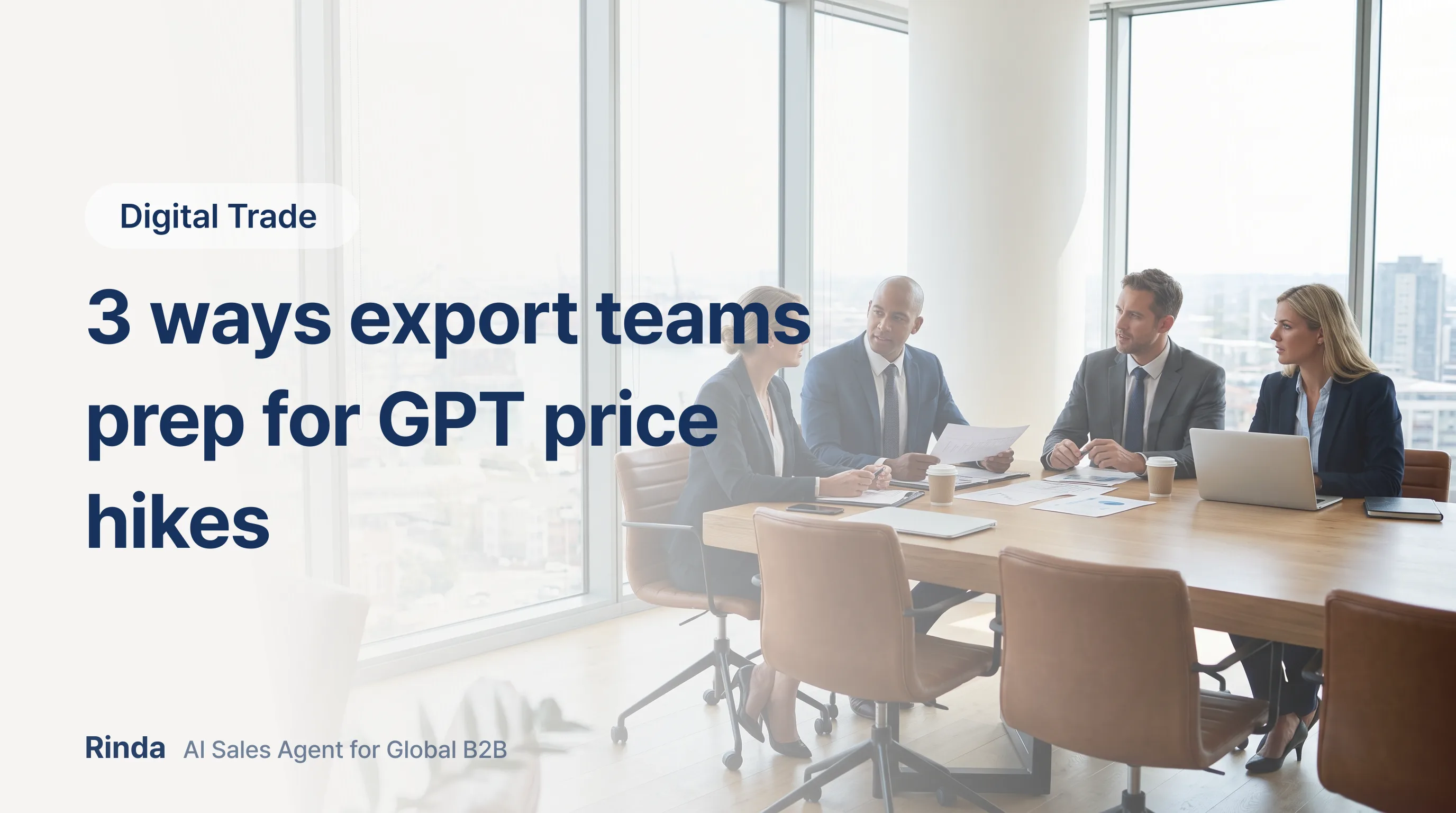 3 ways export teams prep for GPT price hikes
