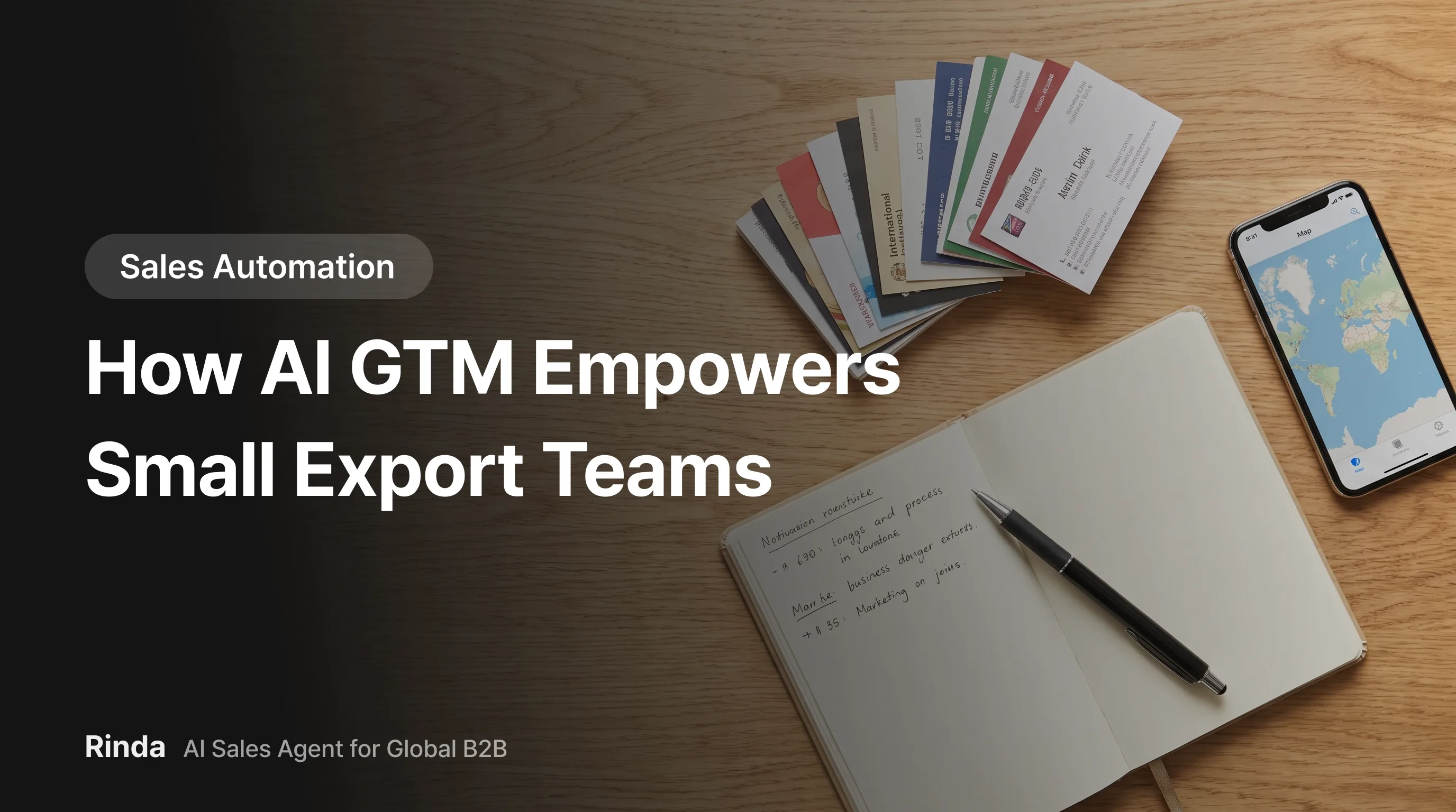 How AI GTM Empowers Small Export Teams