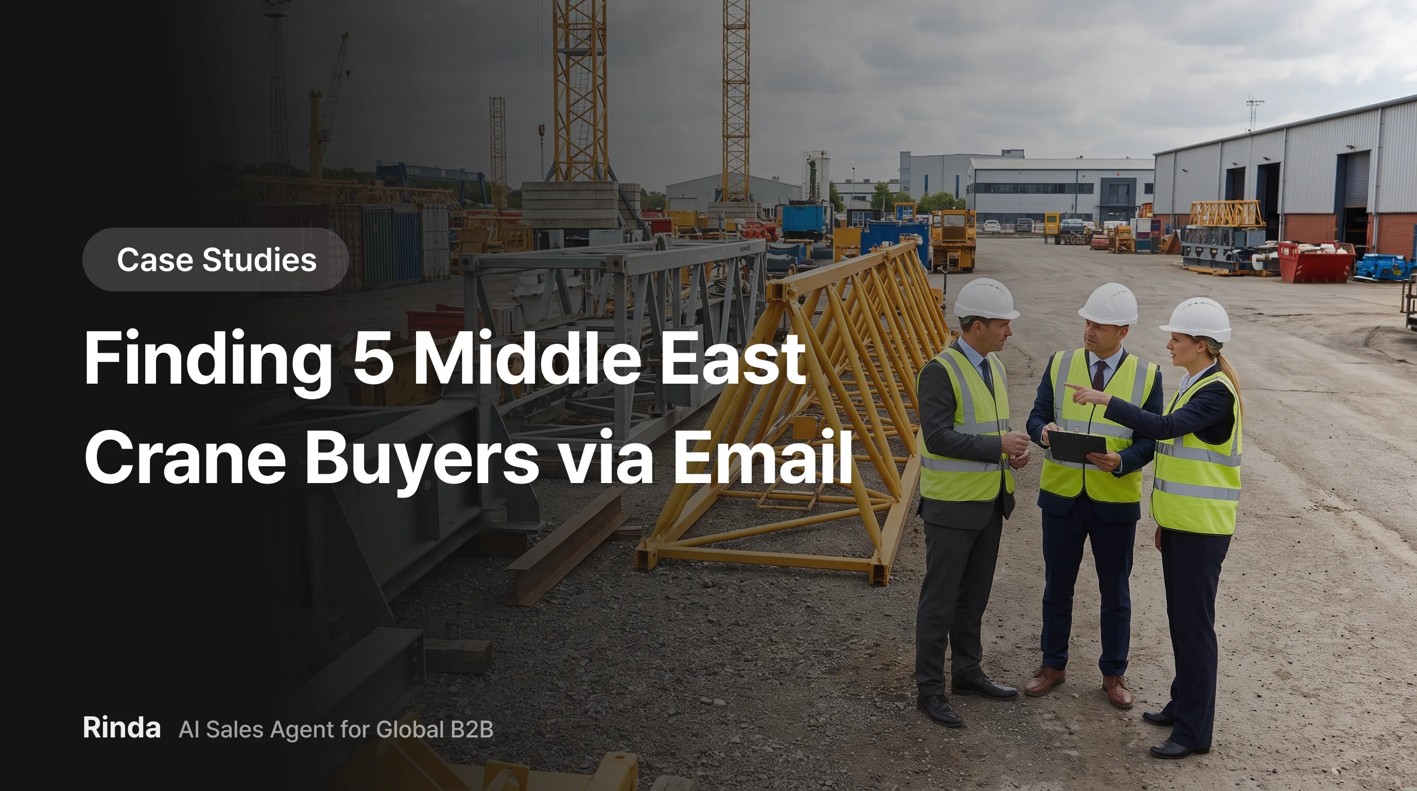 Finding 5 Middle East Crane Buyers via Email