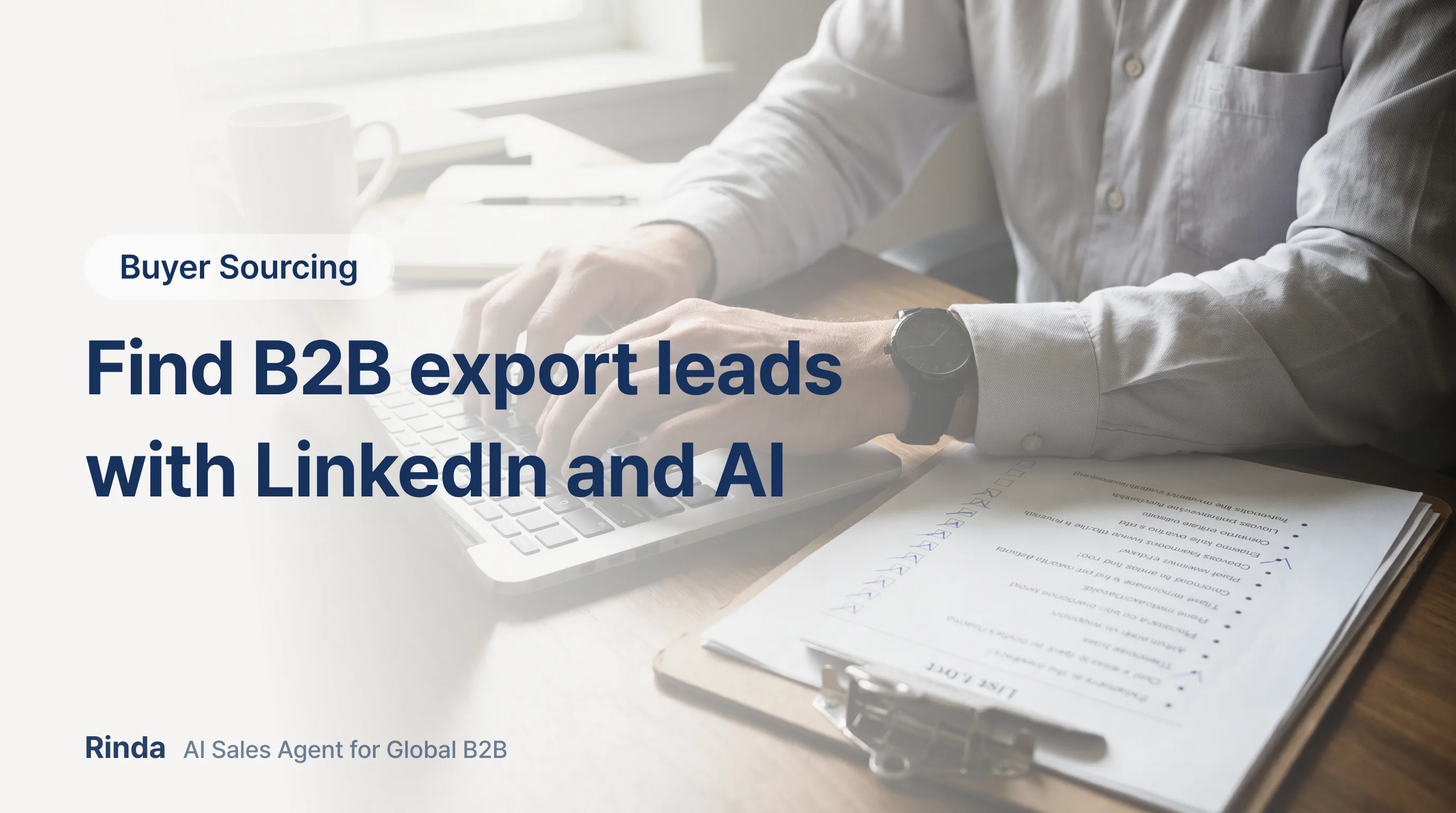 Find B2B export leads with LinkedIn and AI
