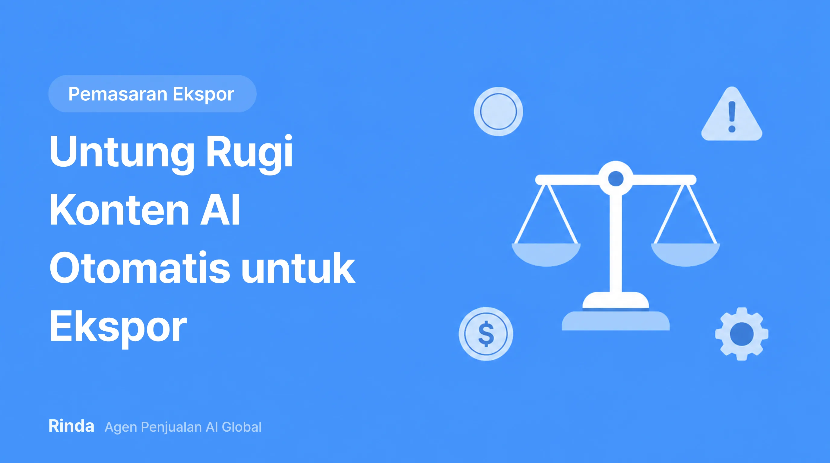 Untung Rugi Konten AI Otomatis untuk Ekspor