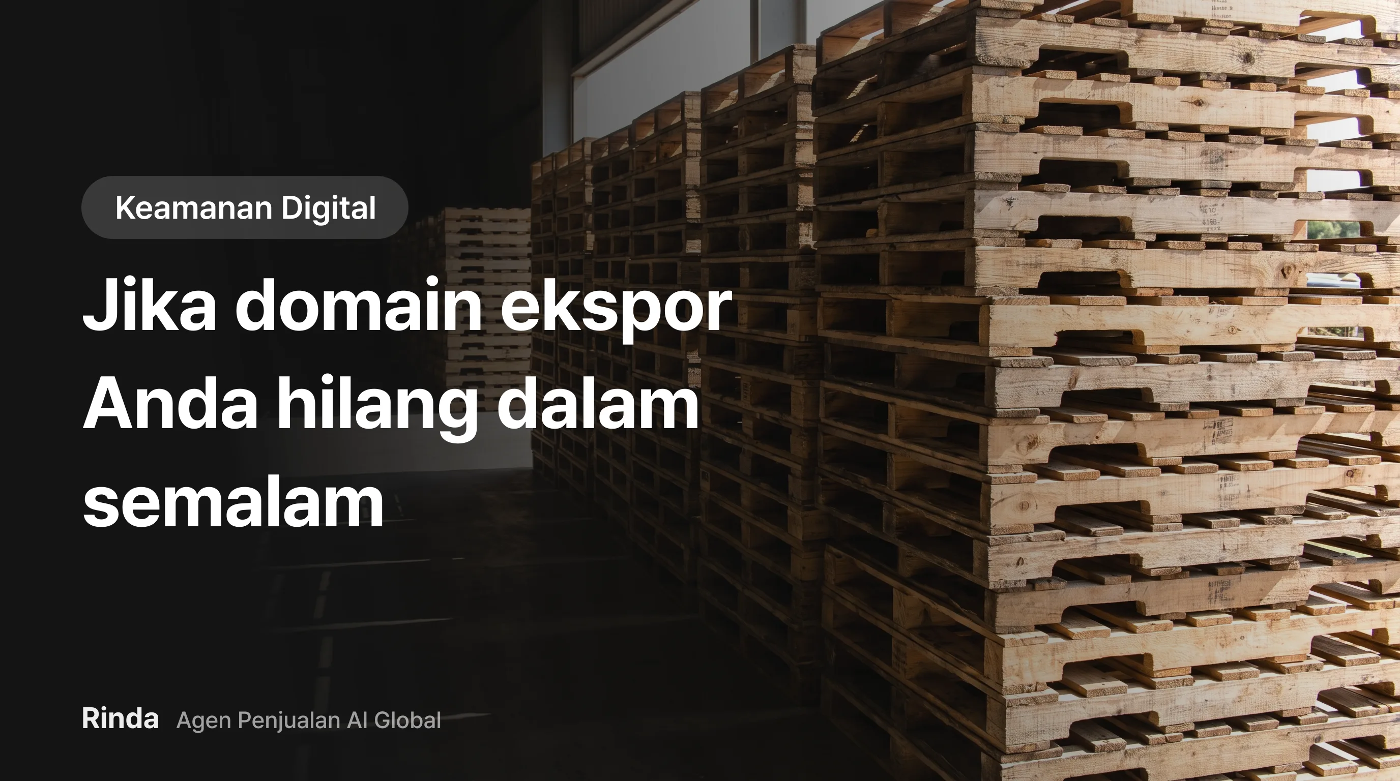 Jika domain ekspor Anda hilang dalam semalam