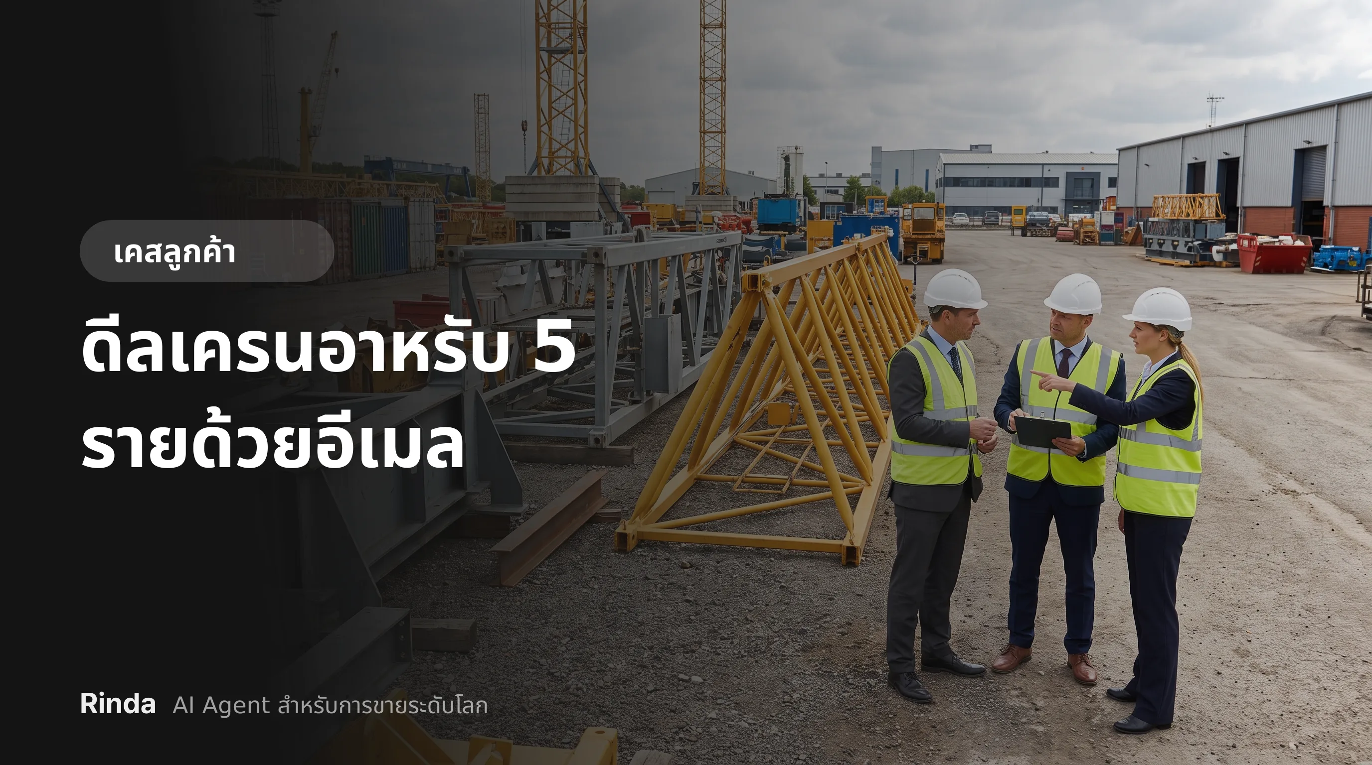 ดีลเครนอาหรับ 5 รายด้วยอีเมล
