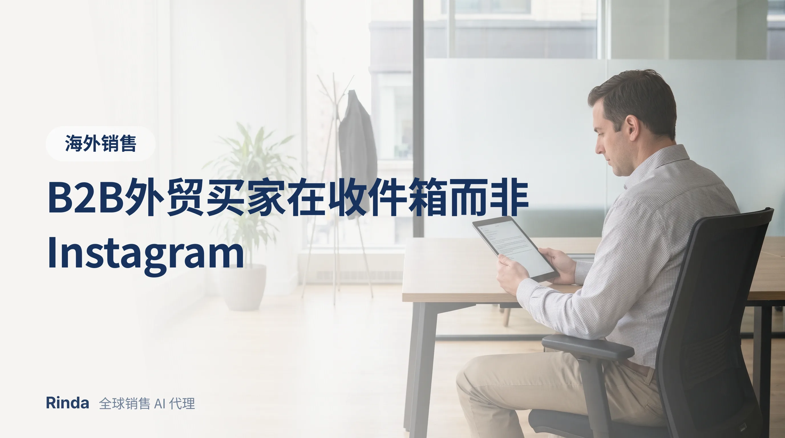 B2B外贸买家在收件箱而非Instagram
