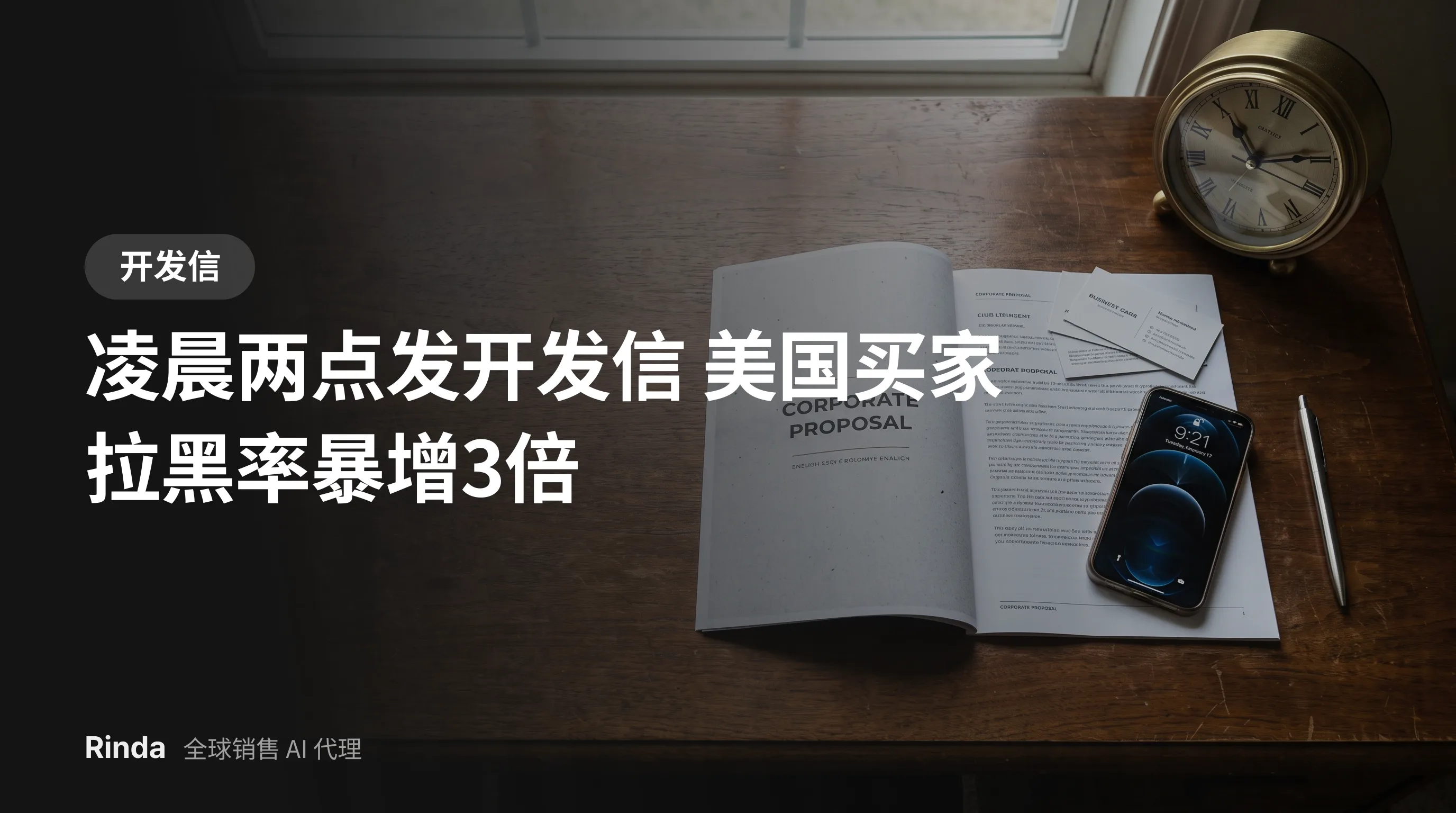 凌晨两点发开发信 美国买家拉黑率暴增3倍