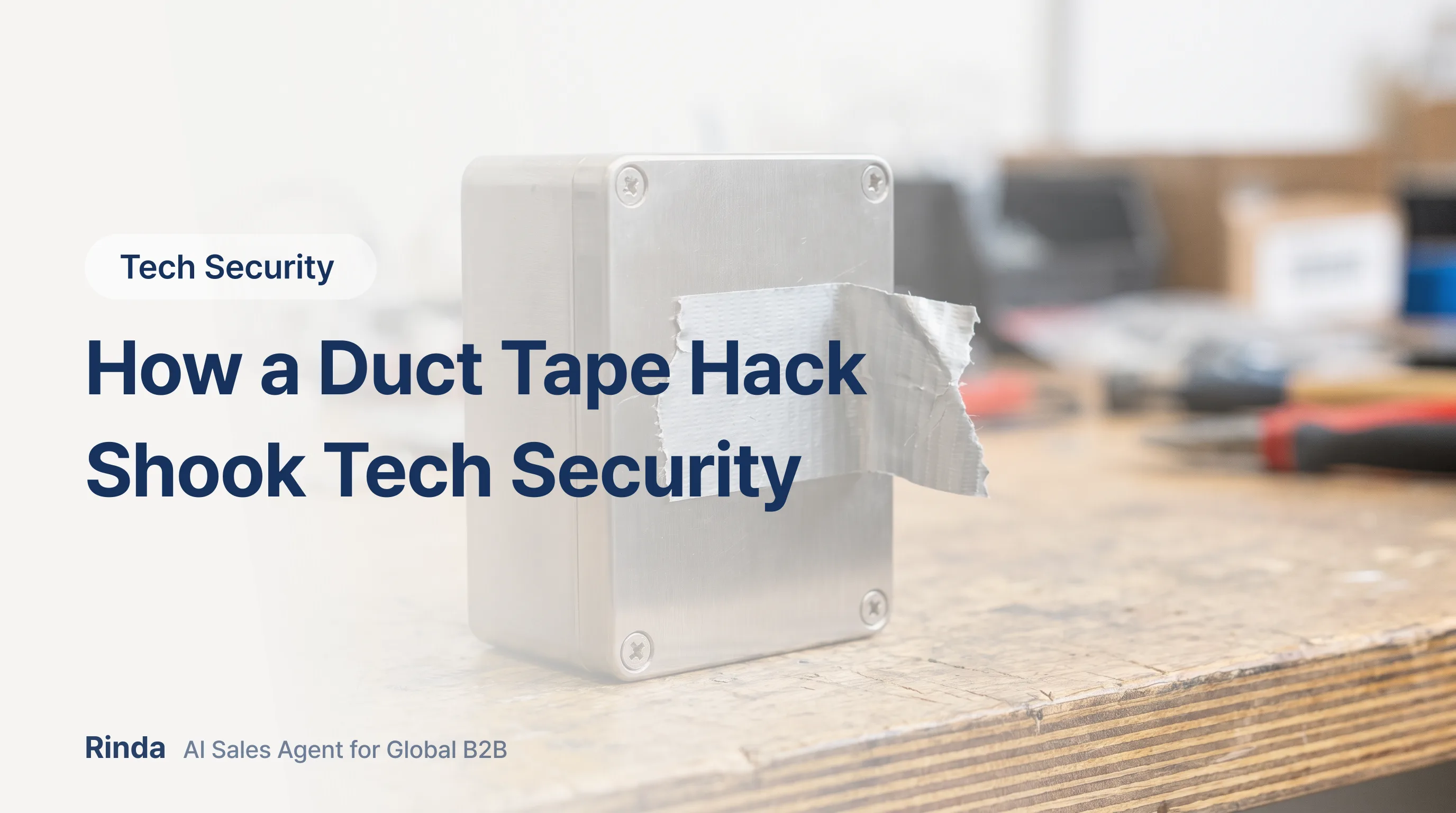 How a Duct Tape Hack Shook Tech Security